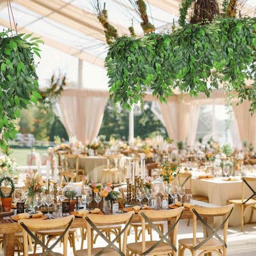 Artificial Hanging Willow Leaves Vine Twigs 2PC Decorations