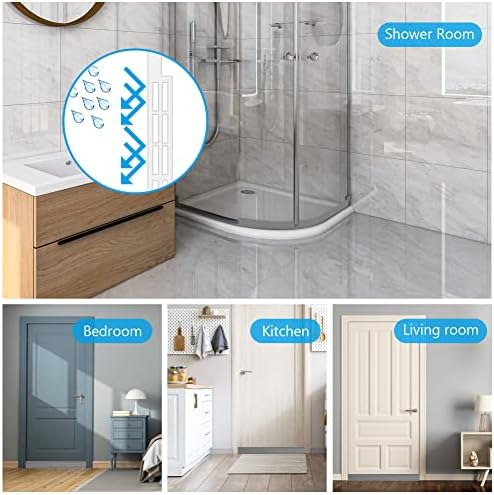 Ainiv Door Draft Stopper Under Door Seal Anti-Collision Grey