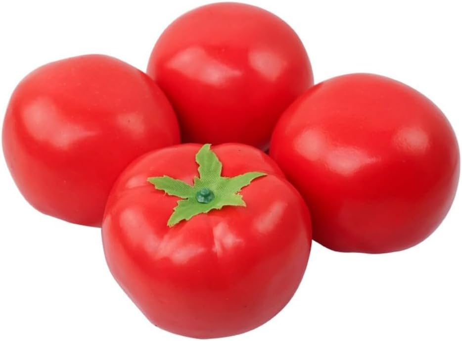 5pcs Artificial Tomato for Home Kitchen Party Christmas Decoration
