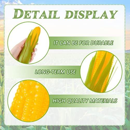Taiyin 8 Pcs Plastic Artificial Corn Decorations 1