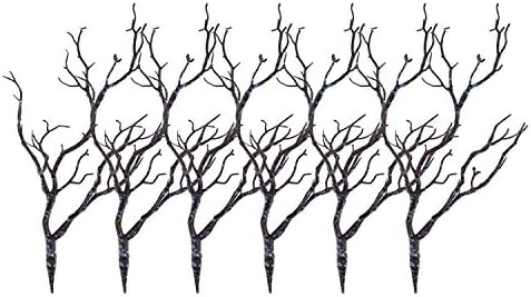 Artificial Flower Witch Antler Branch Blue 6 Inch