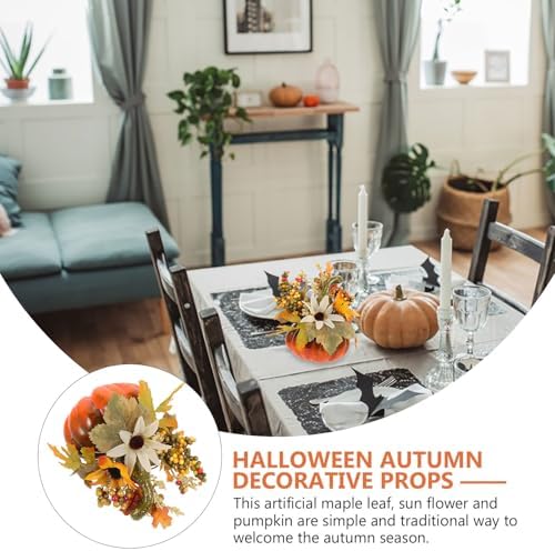 Cabilock Artificial Pumpkin Decor for Fall Halloween