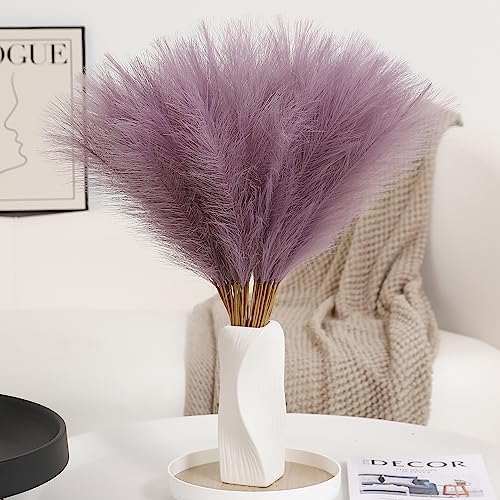 Purple Pampas Grass Decor - 30pcs 24 Inch Artificial Plants