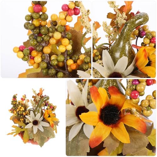 Cabilock Artificial Pumpkin Decor for Fall Halloween