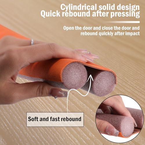 Black Door Draft Blocker 36 Inch Insulation Seal