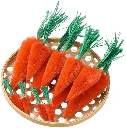 12 Pcs Multisize Artificial Carrots Easter Decor