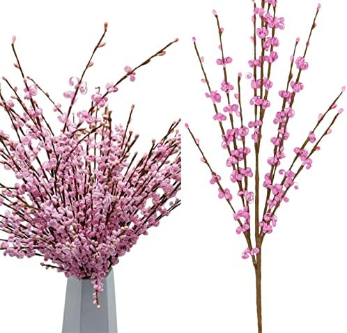 5 Pcs 299 Inch Artificial Pink Jasmine Flowers