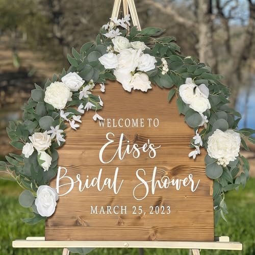 Flower Garland Wedding Backdrop Decor 6 Ft Eucalyptus Rose