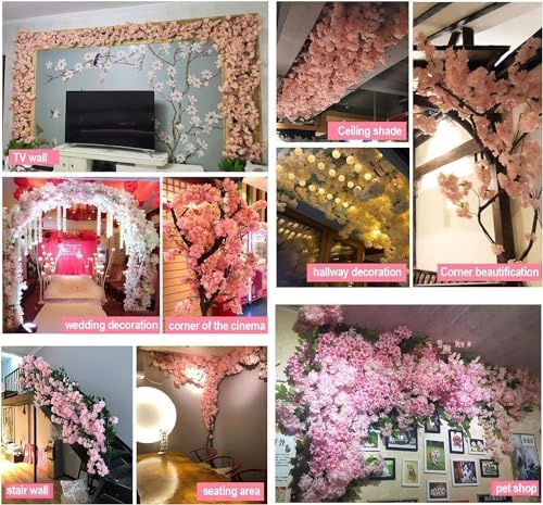 Artificial Cherry Blossom Tree for Indoor Ceiling Decor