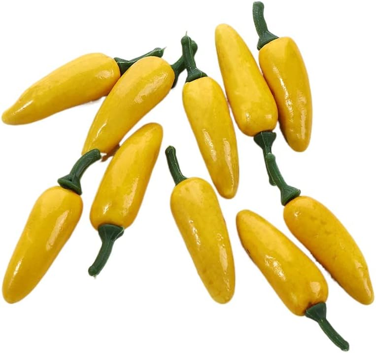 30 Pieces Artificial Chili Pepper Decor for Home Kitchen