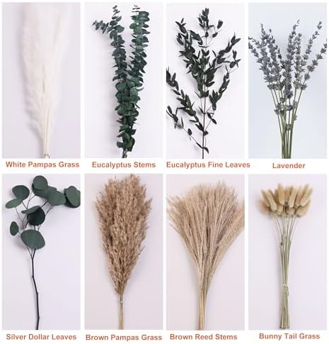 Dried Pampas Grass Boho Bouquet Decor