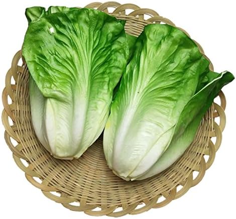 Lorigun Artificial Lettuce 2 Pcs for Home Decor