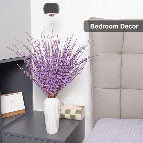 5 Pcs 295 Inch Artificial Jasmine Flowers for Home Office Wedding Centerpieces