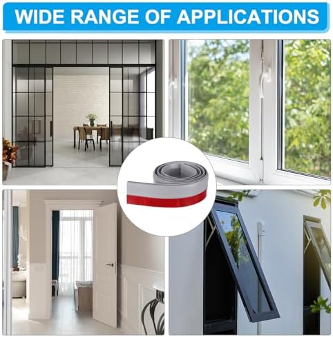 PATIKIL Door Draft Stopper 33FT Silicone Under Door Strip Weather Seal