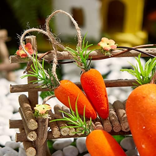 Athoinsu 22 Piece Easter Carrot Foam Decor Set