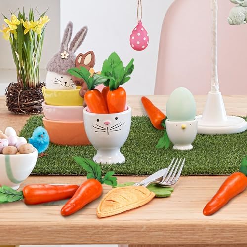 Lorigun 5 Pcs Artificial Carrots Home Kitchen Decor