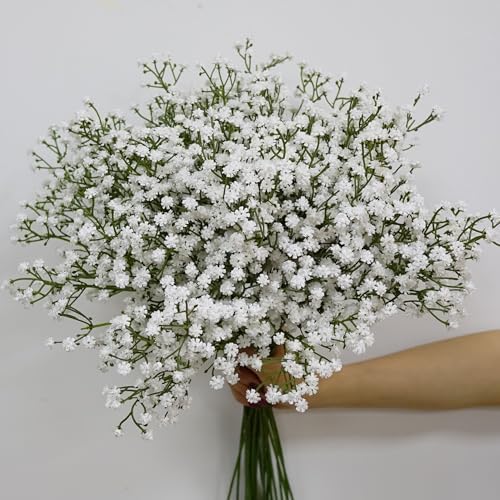 54PCS Long Artificial Babys Breath Flowers for Decorations