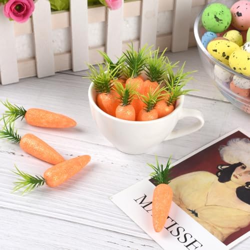 Artificial Mini Carrots 30PCS - Easter Decorations
