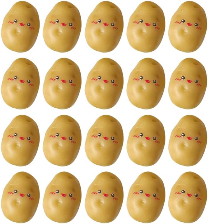 30pcs Mini Resin Potato Decor for Graduates and Crafts