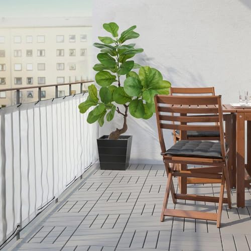 Artificial Fiddle Leaf Fig Tree 49 Fake Potted Plant for Home Office