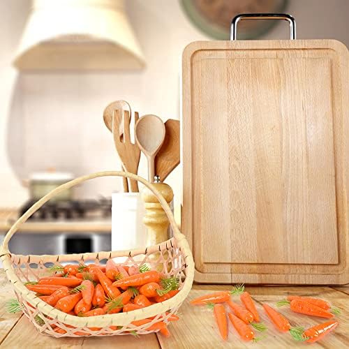 HUIANER Mini Artificial Carrots 40pcs Lifelike Decor