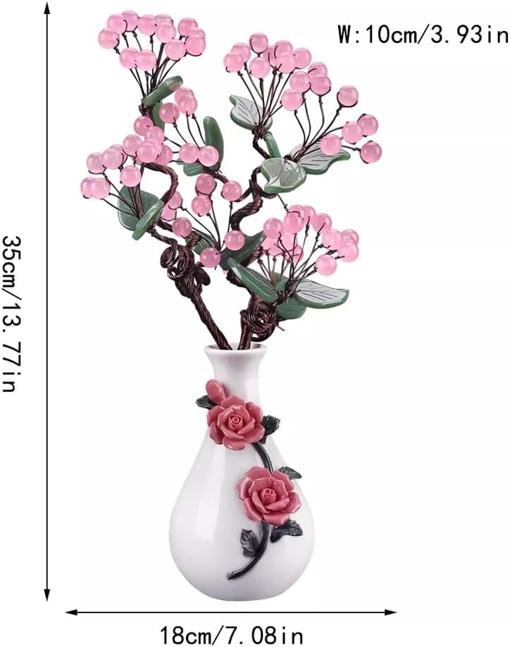 Artificial Jade Tree Decor Entrance Home Office Gift