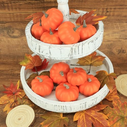 10 Pcs Fake Pumpkins Fall Thanksgiving Decorations