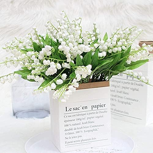 Tinsow 20 Pcs Artificial Lily of the Valley Flowers Bundle