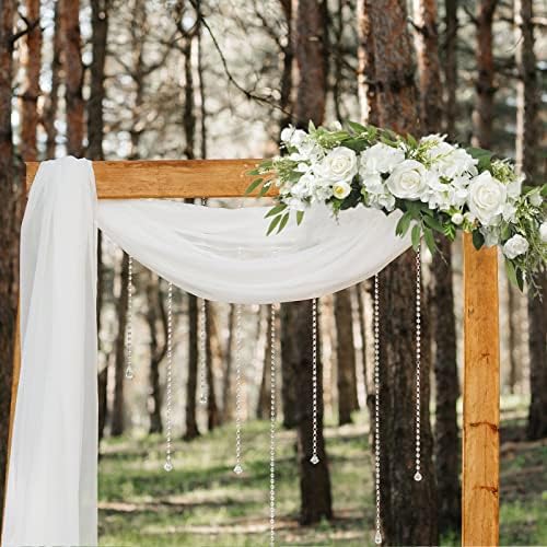 MOTUZP Wedding Arch Flowers Decor Set