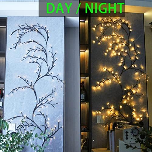 Lighted Willow Vine 144 LEDs Wall Decor 6 Ft