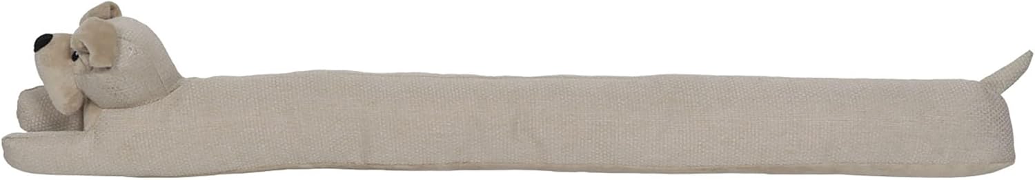Adorable Dog Draft Stopper 35 Inch Oat Biscuit