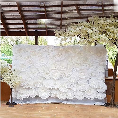 MountRuby Artificial Roses Gray 40cm Set