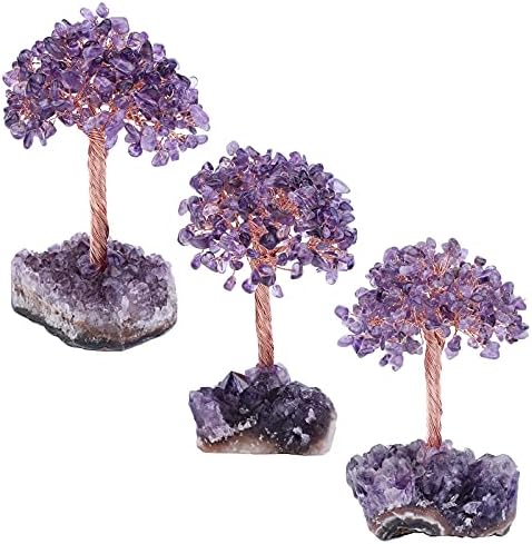 Healing Crystals Money Tree with Amethyst Base