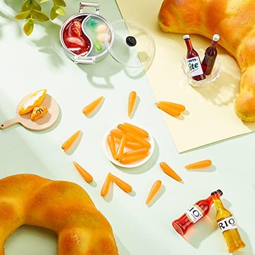 OLYCRAFT 30pcs Mini Artificial Carrots for Home Decor