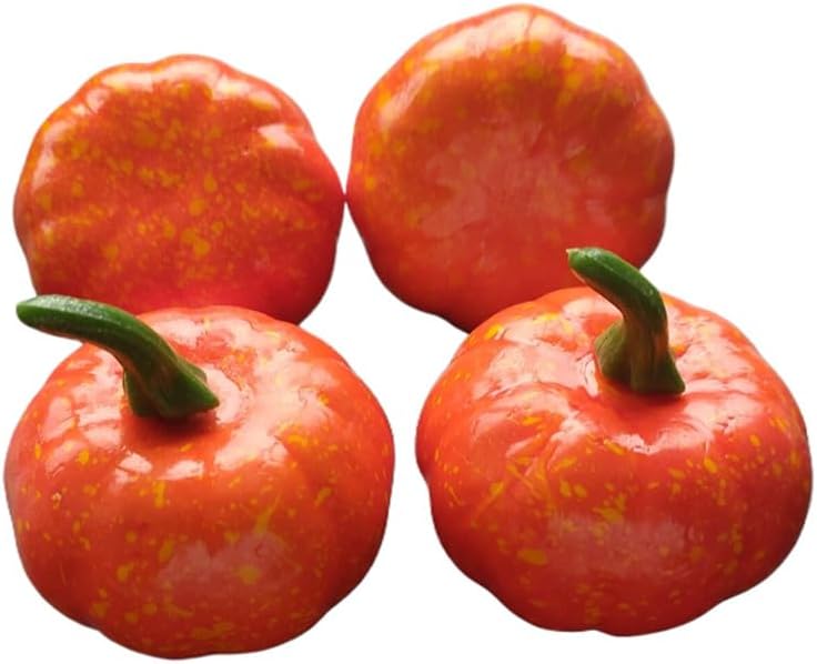 Ebonee Artificial Mini Pumpkins Halloween Decoration 12 Pack