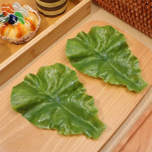 Veemoon Fake Lettuce 15pcs Artificial Vegetable Decor