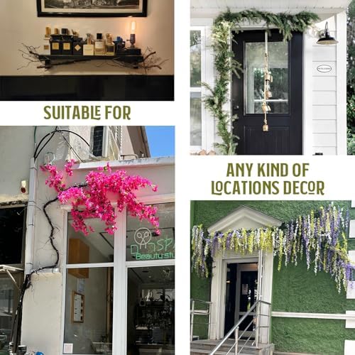 118 Inch Flexible Artificial Tree Vines Wall Hanging Wreath
