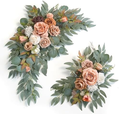 Faux Flower Swag Set of 2 for Wedding Welcome Signs 1