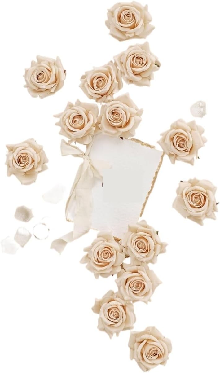 Exotic Dried Flower Bouquet Rose Box 16Pcs Artificial Flowers