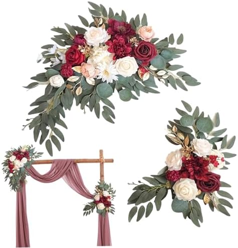 Faux Arch Flower Swag 2Pcs Wedding Decor