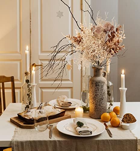 Beige Silk Artificial Flowers for Vase Home Decor