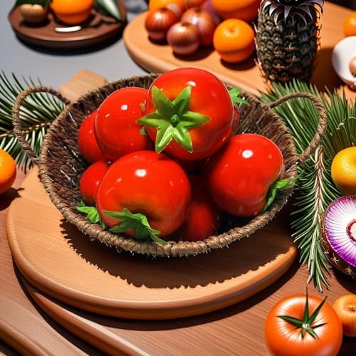 U-Plumbuy Luxe 12pcs Artificial Tomato Set