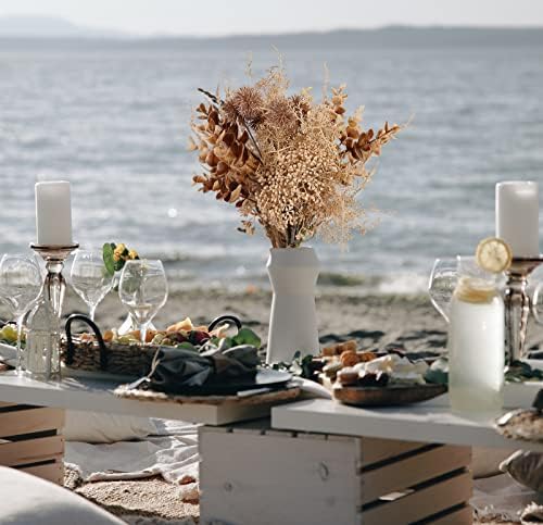 Beige Silk Artificial Flowers for Vase Home Decor