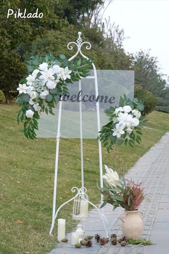 Faux Flower Swag Set of 2 for Wedding Welcome Signs