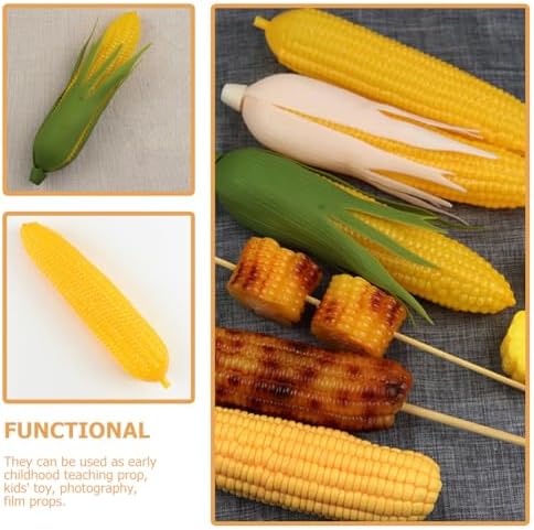 Happyyami 6Pcs Simulation Corn Artificial Vegetable Decor