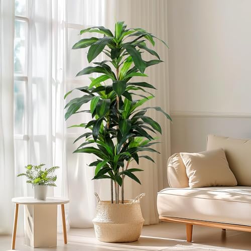 YEPDIN 5 FT Artificial Dracaena Tree with Pot