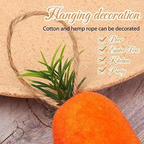 Athoinsu 22 Piece Easter Carrot Foam Decor Set