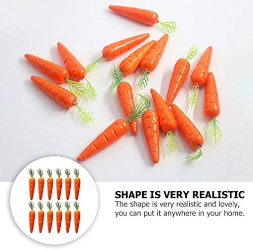 25pcs Easter Carrots Artificial Decorations for Home Party DIY