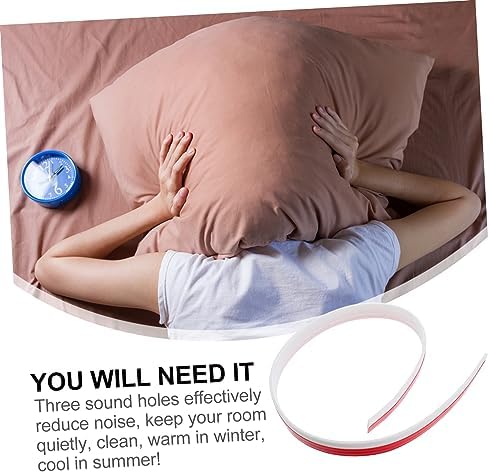 Door Draft Stopper with 3-Layer Soundproofing Seal