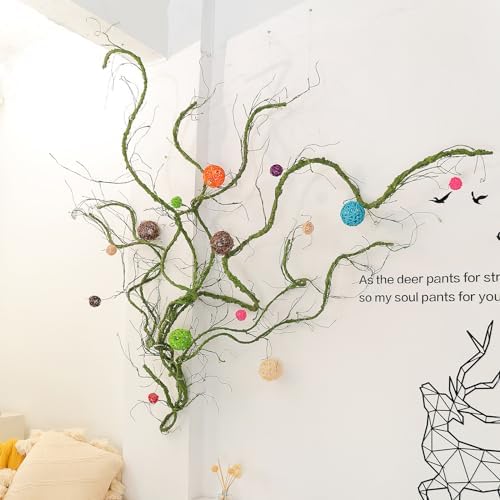 118 Inch Artificial Tree Branches for Wall Hanging Decorations